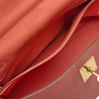 HERMES Hermes Kelly 32 Handbag Tryon 2way Handbag Clevet Gold-Tone Hardware, Pre-Owned