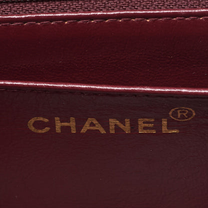 CHANEL Shoulder Bag Matelasse Lambskin Diana 22cm Flap Chain Shoulder Black Gold-Tone Hardware, Pre-Owned