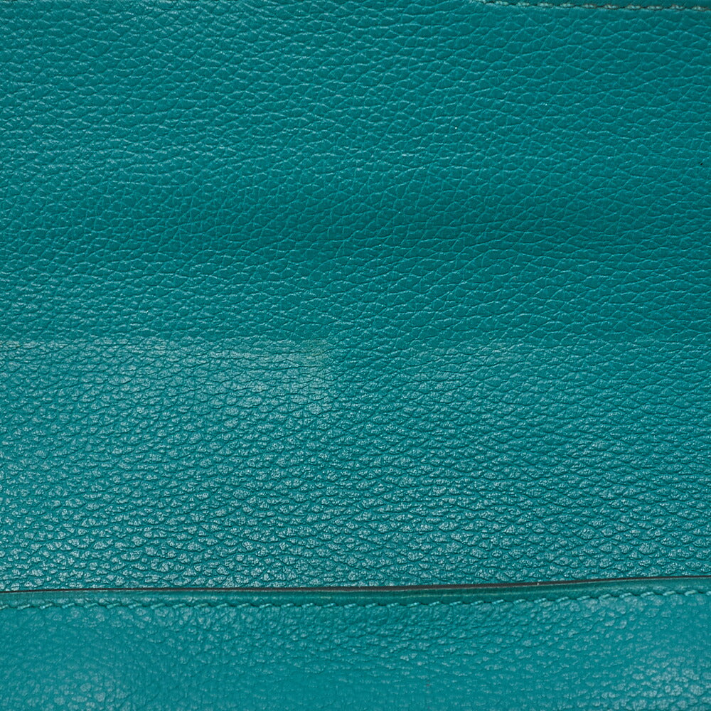 HERMES コンスタンス コンパクト 二つ折り財布 スイフト エヴァーカラー ヴェールジェイド ゴールド金具 中古品