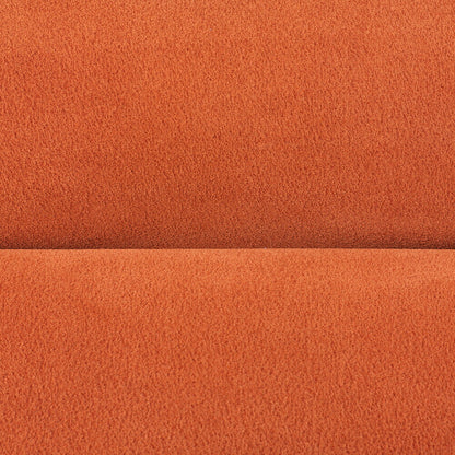 HERMES Sack Colorado PM Shoulder Bag Liege x Canvas Orange Silver-Tone Hardware, Pre-Owned