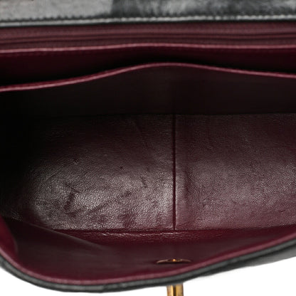 CHANEL Chain Shoulder Bag Square Lambskin Big Coco Black Gold -Tone Hardware, Pre-Owned