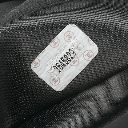 CHANEL Outside Flap Ball Charm Business Tote Bag Caviar Skin Black Gold-Tone Hardware, Pre-Owned