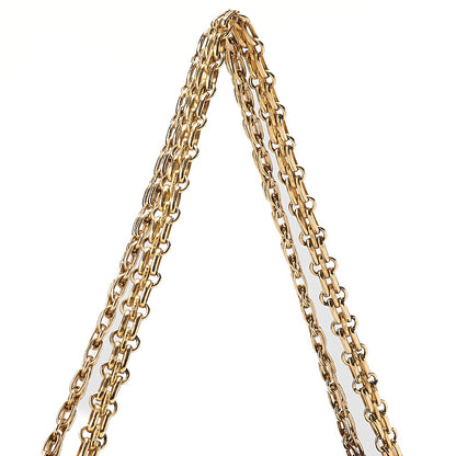 CHANEL Shoulder Bag Matelasse Suede 2.55 Chain Shoulder Bag Red Gold -Tone Hardware, Pre-Owned