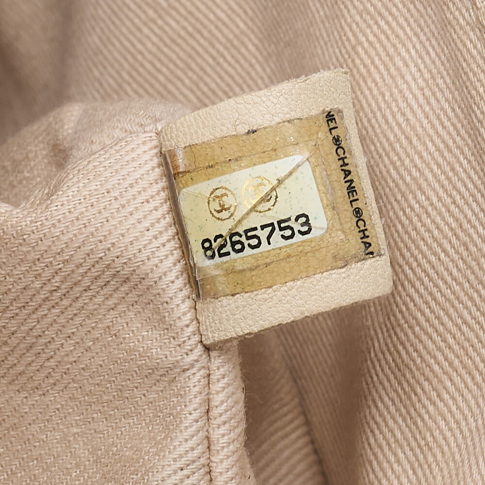 CHANEL Lambskin Chocolate Bar 2.55 Lock Round One Shoulder Black Silver-Tone Hardware, Pre-Owned