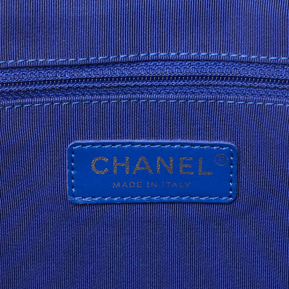 CHANEL Cruise Line with Coco Charm La Pausa Backpack Canvas Multicolor Silver-Tone Hardware, Pre-Owned