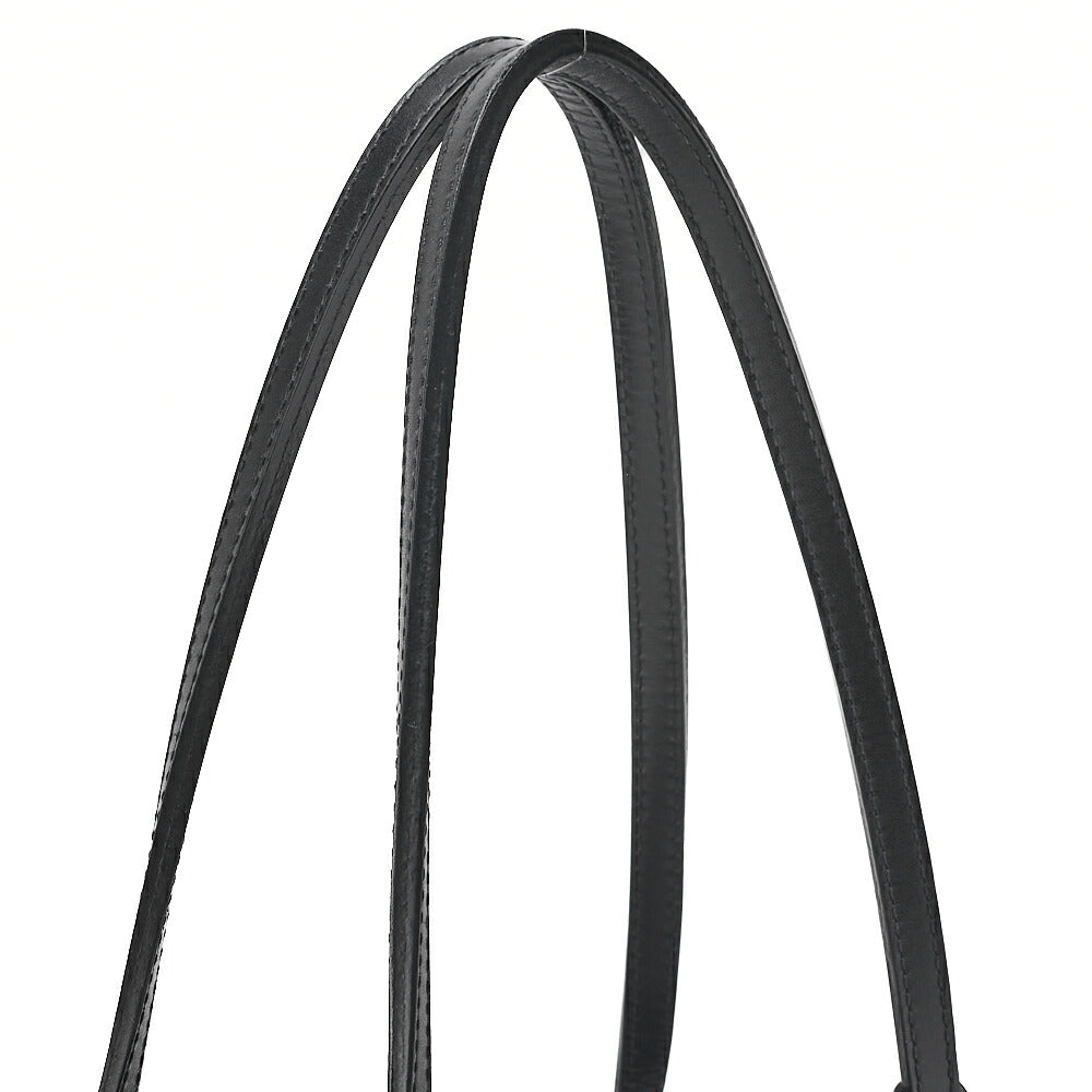 ゴヤール ベルシャス PM トートバッグ PVC x レザー ブラック シルバー金具, 中古品