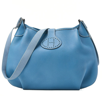 HERMES ロデオ ドゥ トーゴ ショルダーバッグ ブルージーン シルバー金具 中古品