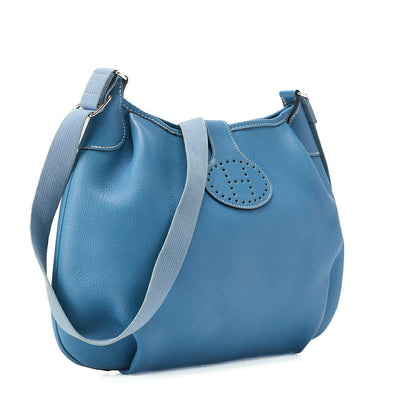 HERMES ロデオ ドゥ トーゴ ショルダーバッグ ブルージーン シルバー金具 中古品