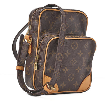 LOUIS VUITTON ルイヴィトン モノグラム アマゾン ショルダーバッグ M45236 ブラウン ゴールド金具 中古品