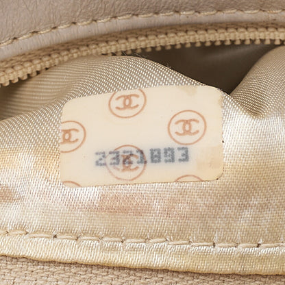 CHANEL Lambskin Matelasse Upper Coco Mark Shoulder Bag Gold Gold-Tone Hardware, Pre-Owned