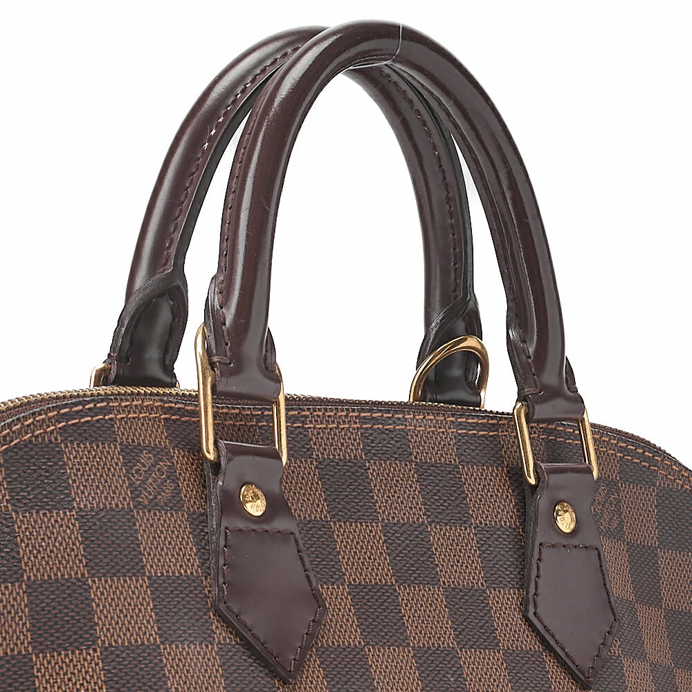 LOUIS VUITTON Louis Vuitton Handbag Alma PM Damier N53151 Brown Gold-Tone Hardware, Pre-Owned