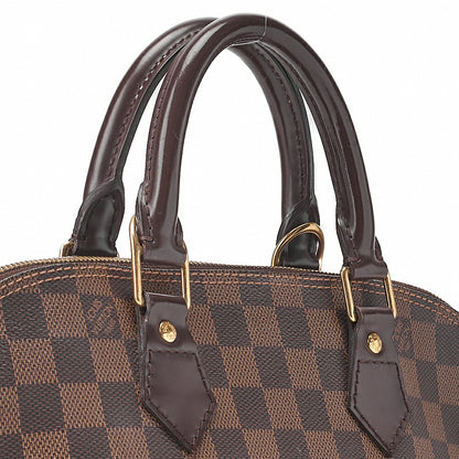 LOUIS VUITTON Louis Vuitton Handbag Alma PM Damier N53151 Brown Gold-Tone Hardware, Pre-Owned