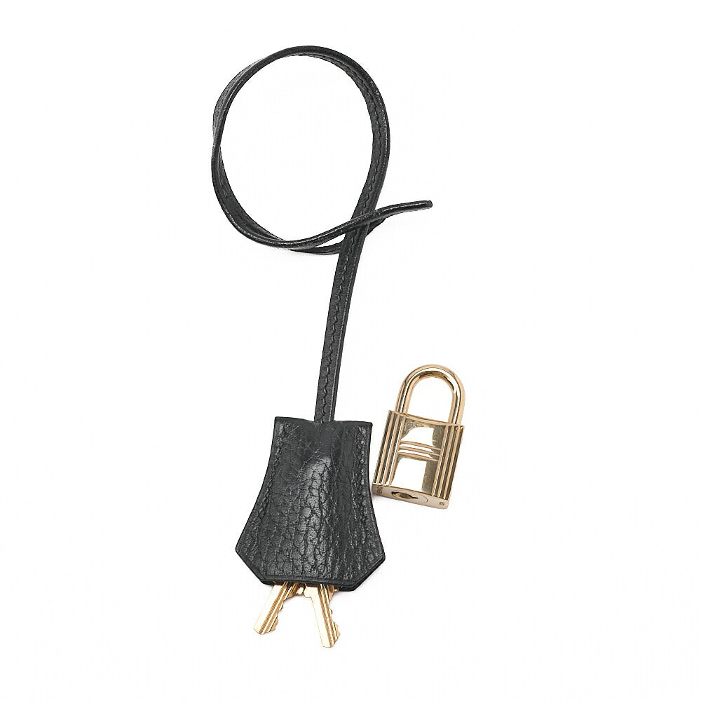 HERMES Birkin 35 Handbag Ardennes Black Gold-Tone Hardware, Pre-Owned