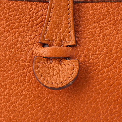 HERMES エヴリン TPM ショルダーバッグ トライオン オレンジ ゴールド金具 中古