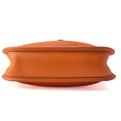 HERMES エヴリン TPM ショルダーバッグ トライオン オレンジ ゴールド金具 中古