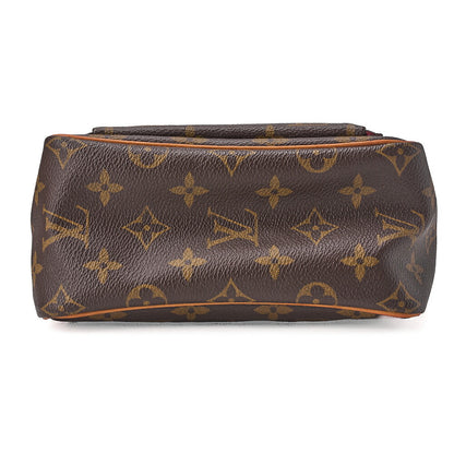 LOUIS VUITTON ルイヴィトン モノグラム ヴィバシテPM M51165 ショルダーバッグ 茶色 ゴールド金具 中古