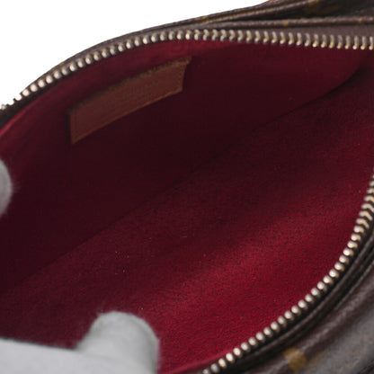 LOUIS VUITTON ルイヴィトン モノグラム ヴィバシテPM M51165 ショルダーバッグ 茶色 ゴールド金具 中古