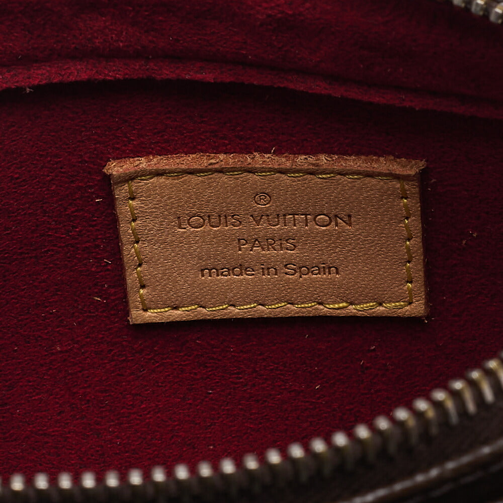 LOUIS VUITTON ルイヴィトン モノグラム ヴィバシテPM M51165 ショルダーバッグ 茶色 ゴールド金具 中古