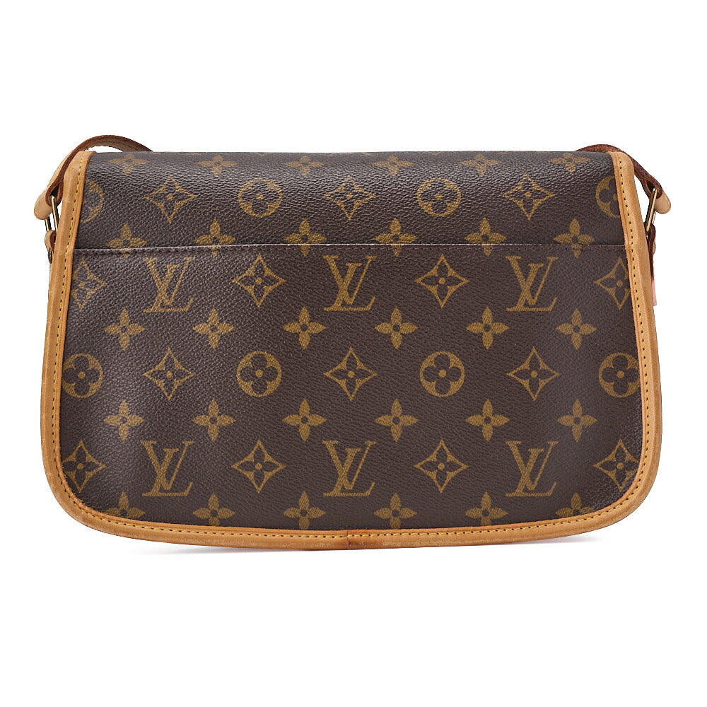LOUIS VUITTON ルイヴィトン モノグラム ソローニュ M42250 ショルダーバッグ ブラウン ゴールド金具 中古
