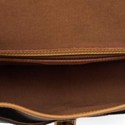 LOUIS VUITTON ルイヴィトン モノグラム ソローニュ M42250 ショルダーバッグ ブラウン ゴールド金具 中古