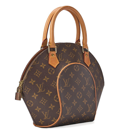 LOUIS VUITTON ルイヴィトン モノグラム エリプスPM M51127 ブラウン ハンドバッグ ゴールド金具 中古