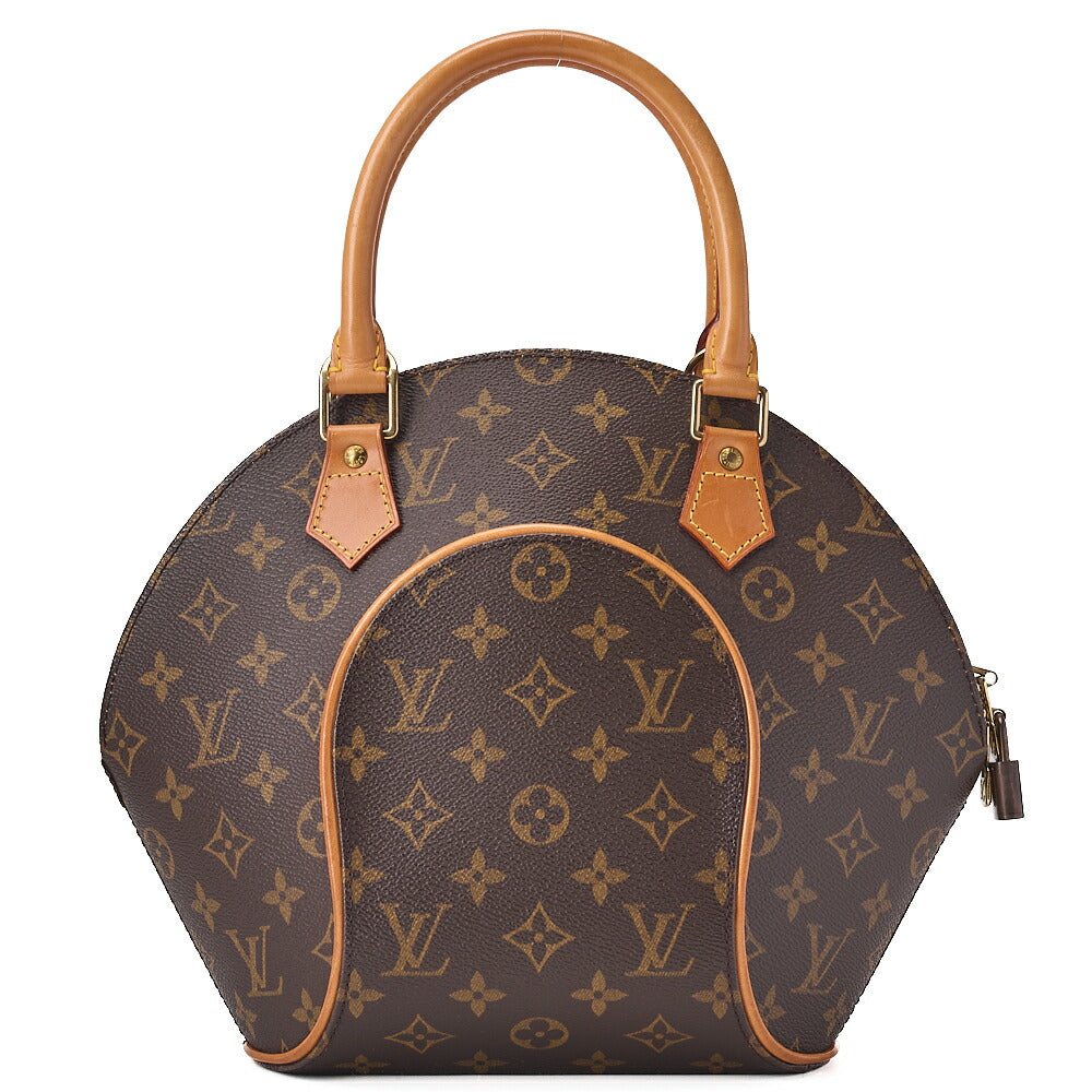 LOUIS VUITTON ルイヴィトン モノグラム エリプスPM M51127 ブラウン ハンドバッグ ゴールド金具 中古