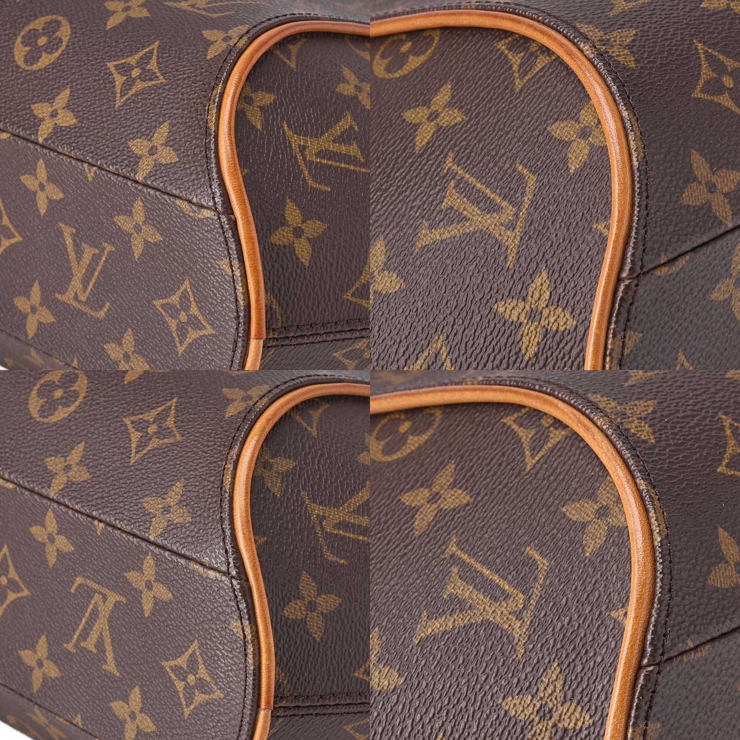 LOUIS VUITTON ルイヴィトン モノグラム エリプスPM M51127 ブラウン ハンドバッグ ゴールド金具 中古