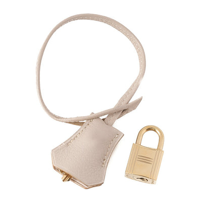 HERMES バーキン35 ハンドバッグ トリヨンクレマンス グリトゥルティエール ゴールド金具 中古品