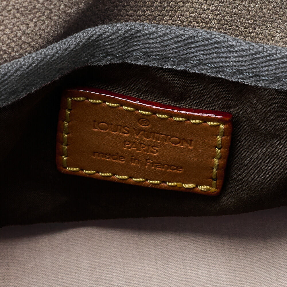 LOUIS VUITTON ルイヴィトン モノグラモ フラグメントレイ トートバッグ M95783 村上隆 マークジェイコブス カーキ ゴールド金具 中古品
