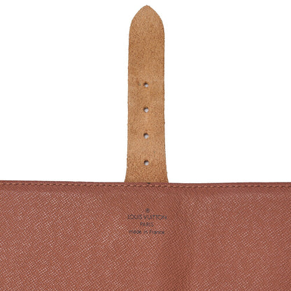 LOUIS VUITTON ルイヴィトン モノグラム カルトシエールGM ショルダーバッグ ブラウン ゴールド金具 中古