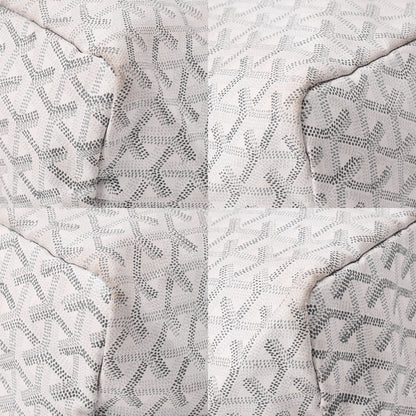 ゴヤール サンルイPM トートバッグ コーテッドキャンバス ホワイト シルバー金具 中古品