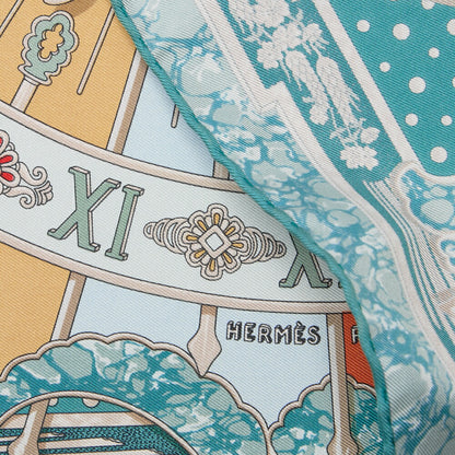 HERMES カレ40 CARPE DIEM 今日を楽しむ スカーフ マルチカラー、中古