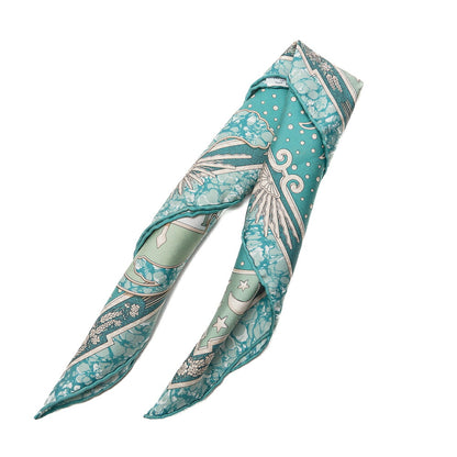 HERMES カレ40 CARPE DIEM 今日を楽しむ スカーフ マルチカラー、中古