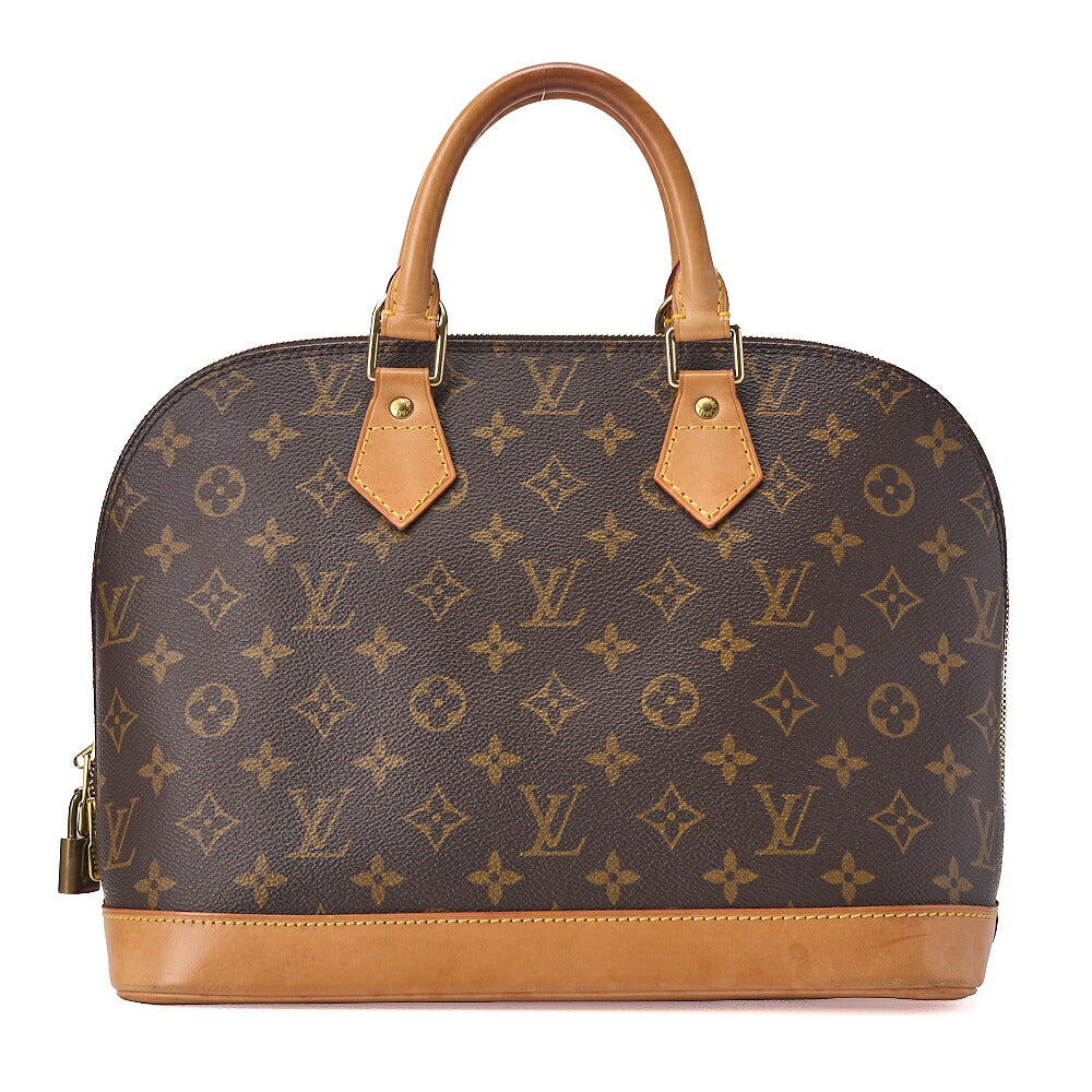 LOUIS VUITTON ルイヴィトン ハンドバッグ モノグラム アルマ PM ダミエ N51130 ブラウン ゴールド金具 中古