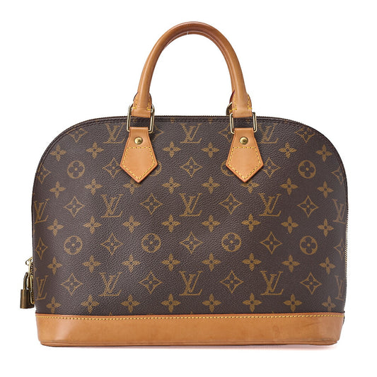 LOUIS VUITTON Louis Vuitton Handbag Monogram Alma PM Damier N51130 Brown Gold-Tone Hardware, Pre-Owned