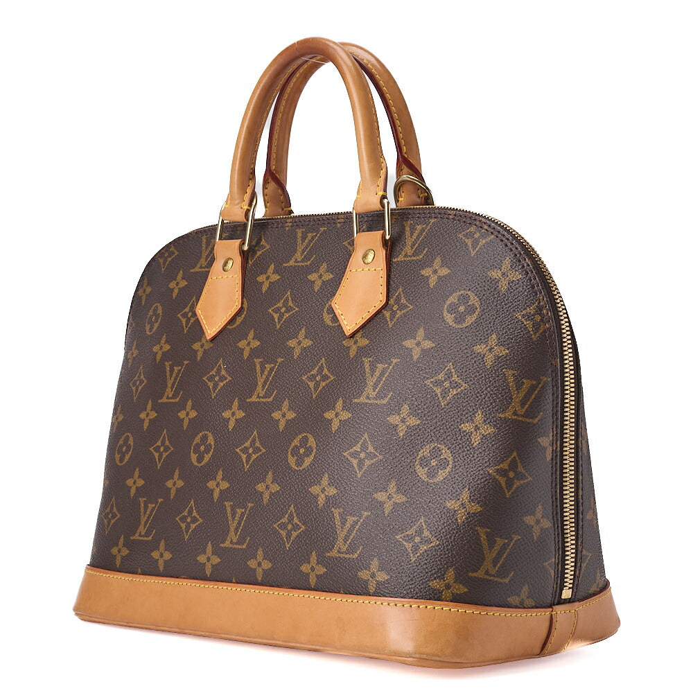 LOUIS VUITTON ルイヴィトン ハンドバッグ モノグラム アルマ PM ダミエ N51130 ブラウン ゴールド金具 中古