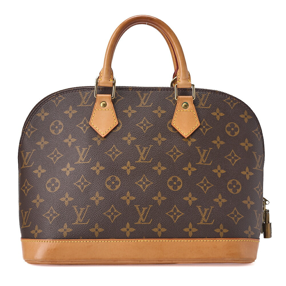 LOUIS VUITTON ルイヴィトン ハンドバッグ モノグラム アルマ PM ダミエ N51130 ブラウン ゴールド金具 中古