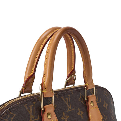 LOUIS VUITTON ルイヴィトン ハンドバッグ モノグラム アルマ PM ダミエ N51130 ブラウン ゴールド金具 中古