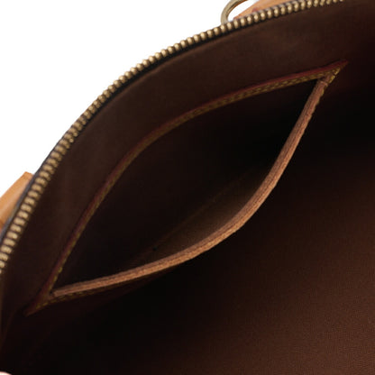LOUIS VUITTON ルイヴィトン ハンドバッグ モノグラム アルマ PM ダミエ N51130 ブラウン ゴールド金具 中古
