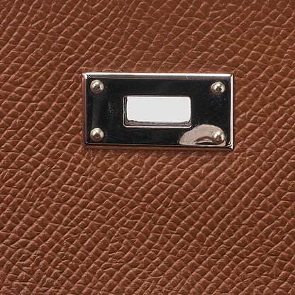HERMES ケリーウォレット 3つ折り コンパクト エプソン ゴールド シルバー金具 中古