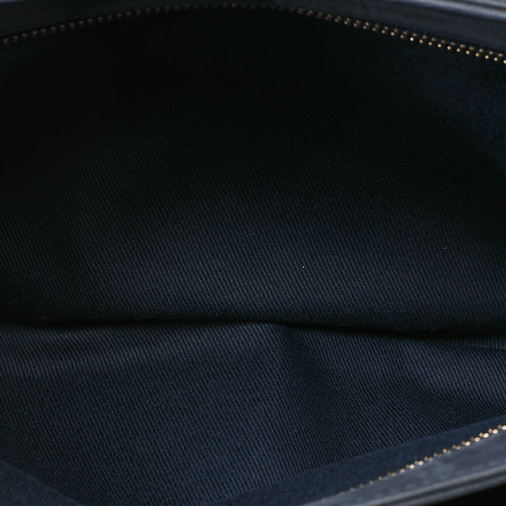 CHANEL Ultra Stitch Matelasse Chain Shoulder Bag Single Flap Leather Navy Gold-Tone Hardware, Pre-Owned