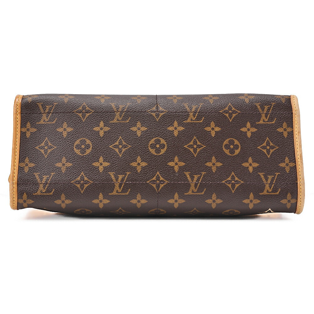 LOUIS VUITTON ショルダーバッグ モノグラム ポパンクール・ロン M40008 ブラウン ゴールド金具 中古品