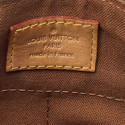 LOUIS VUITTON ショルダーバッグ モノグラム ポパンクール・ロン M40008 ブラウン ゴールド金具 中古品