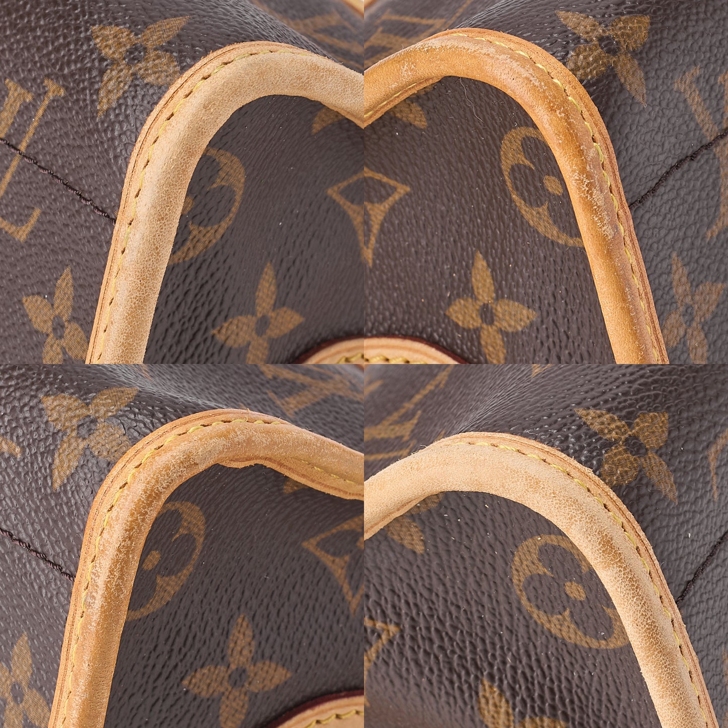 LOUIS VUITTON ショルダーバッグ モノグラム ポパンクール・ロン M40008 ブラウン ゴールド金具 中古品