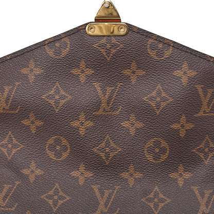 LOUIS VUITTON ルイヴィトン ハンドバッグ モノグラム ポシェットメティスMM 2WAY ショルダーバッグ M44875 ブラウン ゴールド金具 中古