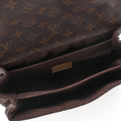 LOUIS VUITTON ルイヴィトン ハンドバッグ モノグラム ポシェットメティスMM 2WAY ショルダーバッグ M44875 ブラウン ゴールド金具 中古