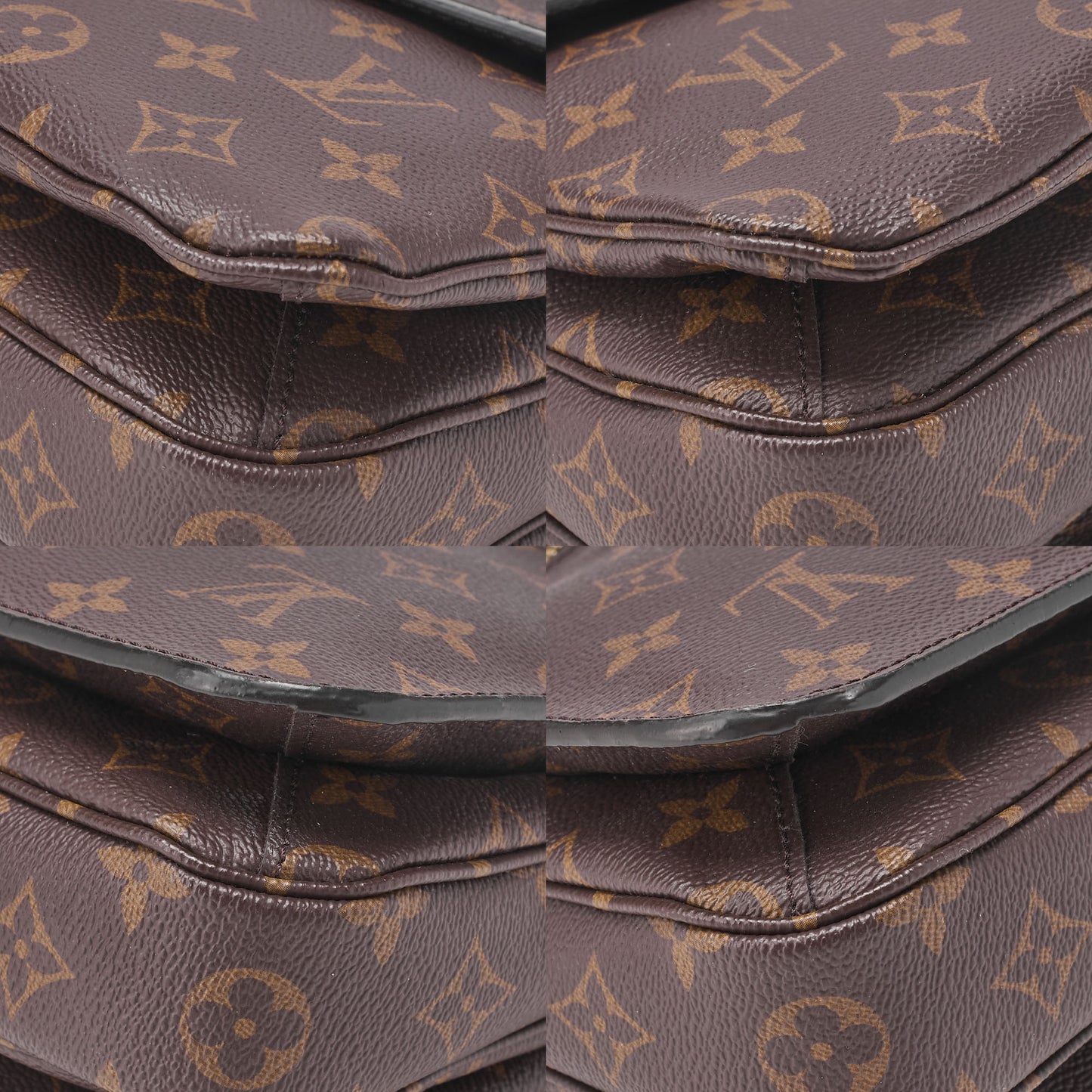 LOUIS VUITTON ルイヴィトン ハンドバッグ モノグラム ポシェットメティスMM 2WAY ショルダーバッグ M44875 ブラウン ゴールド金具 中古