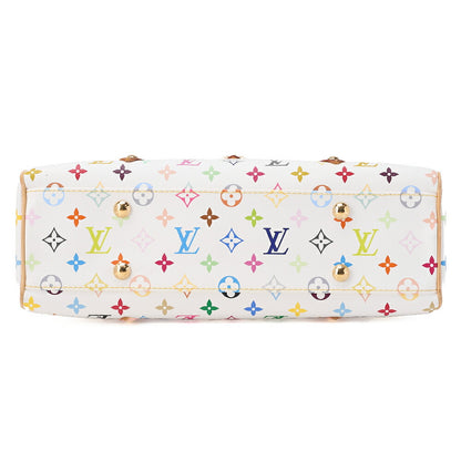 LOUIS VUITTON Louis Vuitton Bronze Monogram Monogram Aurelia MM Tote Bag Multicolor White Gold-Tone Hardware, Pre-Owned