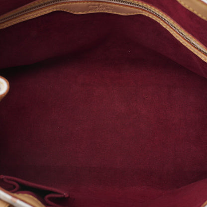 LOUIS VUITTON Louis Vuitton Bronze Monogram Monogram Aurelia MM Tote Bag Multicolor White Gold-Tone Hardware, Pre-Owned