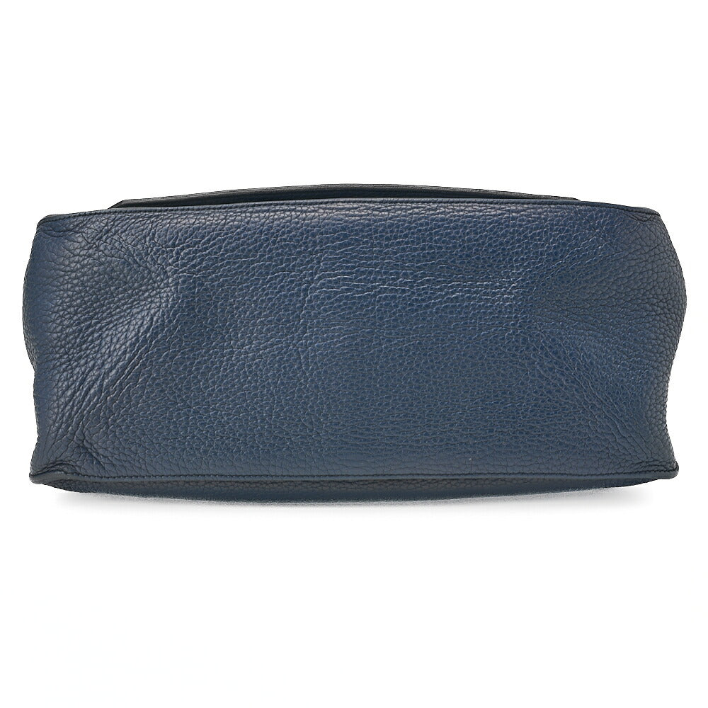 HERMES ジプシー31 トリヨンクレマンス ショルダーバッグ ブルーサフィール シルバー金具 中古品